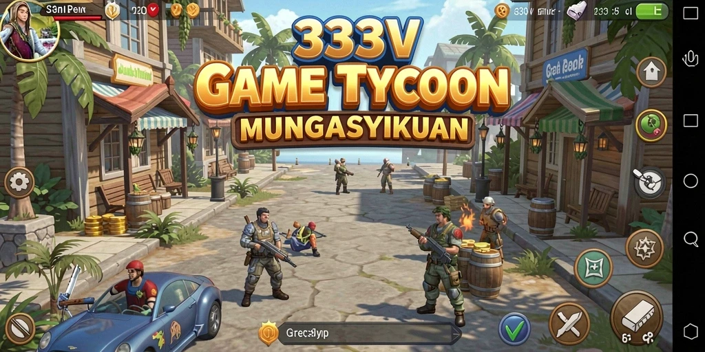 Tampilan gameplay seru dalam 333V dengan grafis menarik.