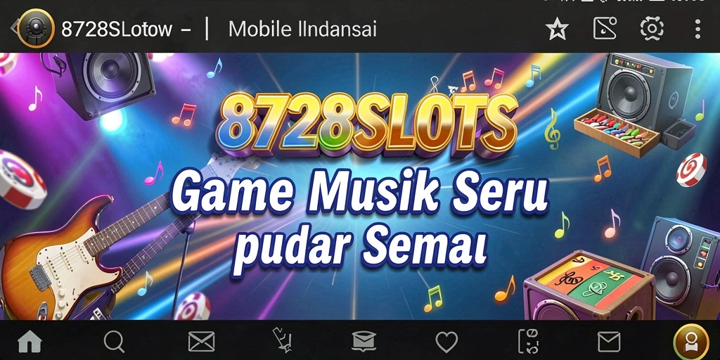 Tampilan gameplay seru di 8728SLOTS dengan musik yang menggugah semangat.