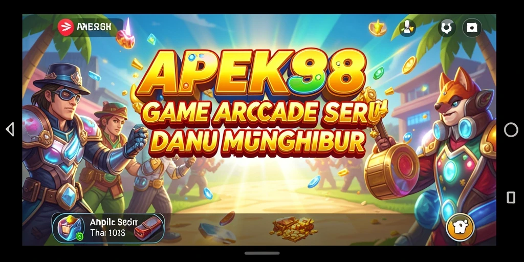 Screenshot APEK88 menunjukkan gameplay seru dan penuh warna.