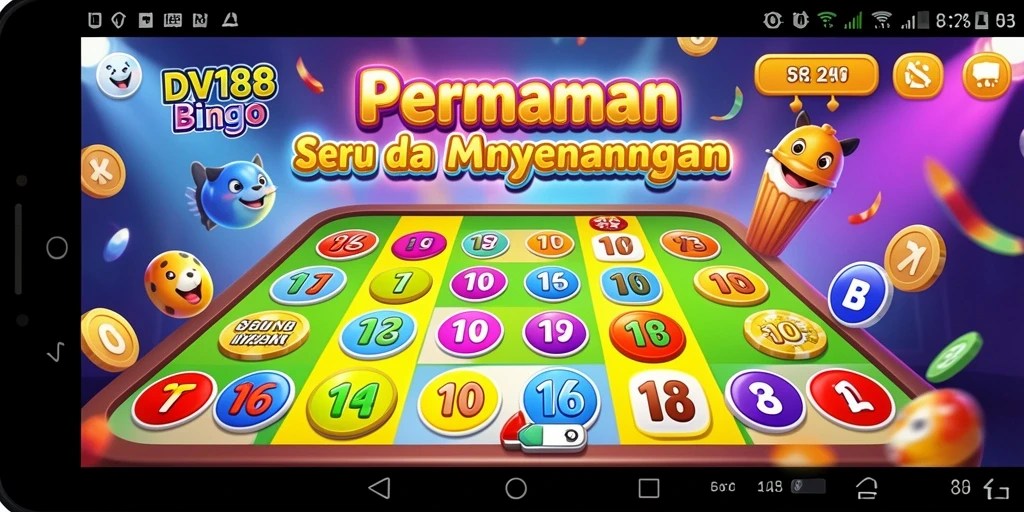 Tampilan gameplay Bingo yang seru dan interaktif.
