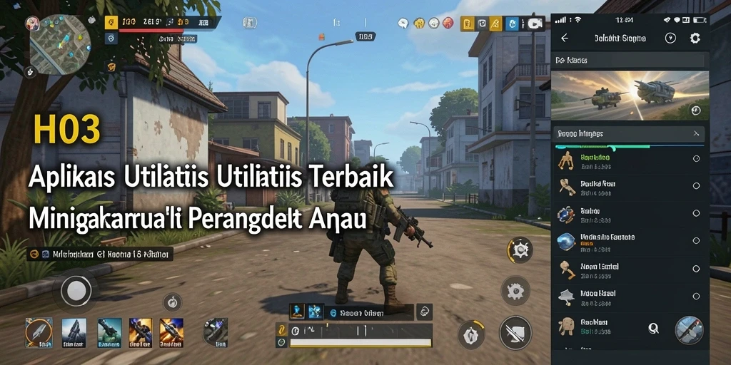Tampilan antarmuka H03 yang bersih dan mudah digunakan untuk optimasi perangkat.