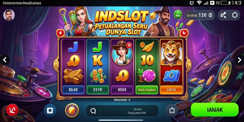 Gameplay INDSLOT yang memukau dalam dunia petualangan slot.
