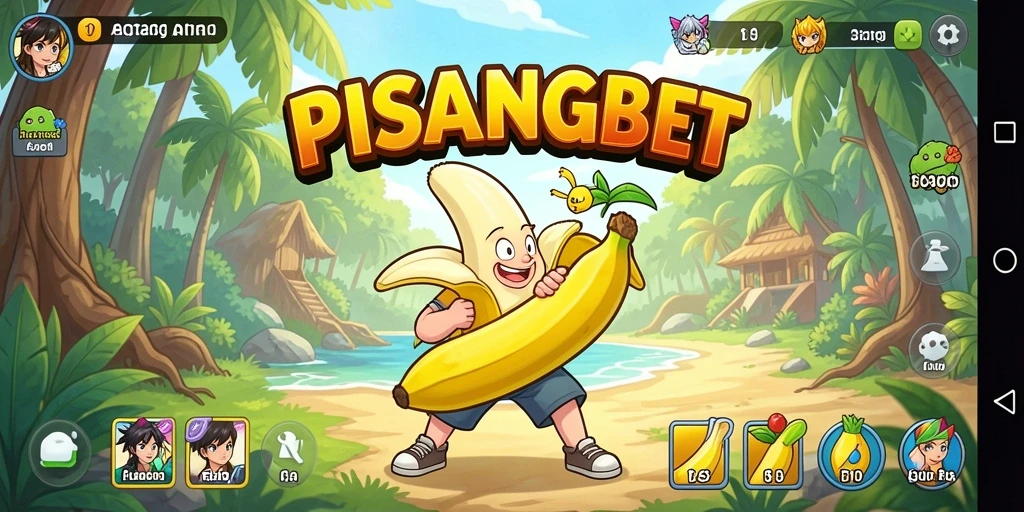 Tampilan gameplay PISANGBET dengan karakter anime yang dinamis.