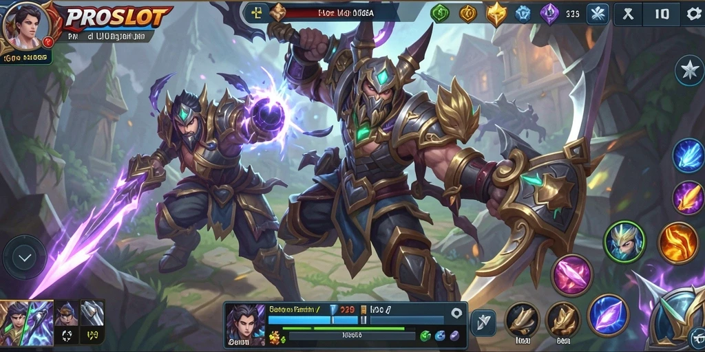 Tangkapan layar dari gameplay PROSLOT yang mendebarkan.