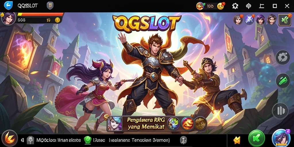 Gameplay RPG QQSLOT yang seru dan interaktif.