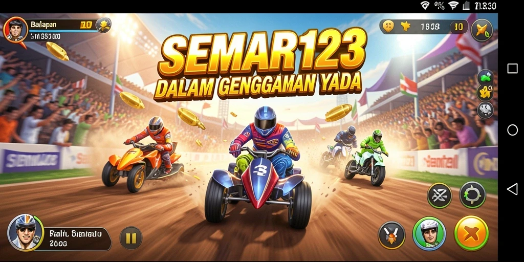 Tampilan gameplay menegangkan dan seru dari SEMAR123.