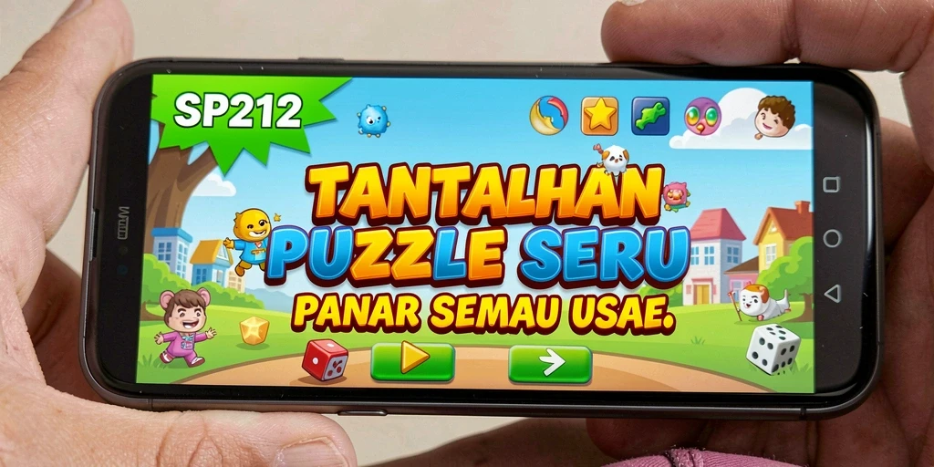 Tampilan gameplay SP212 dengan tantangan puzzle yang menarik.