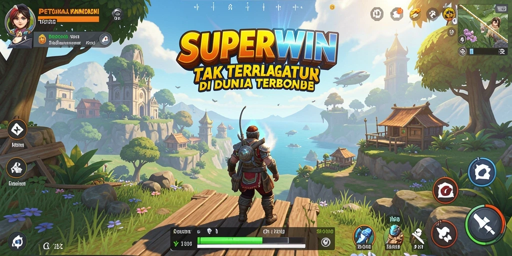 Gameplay SUPERWIN yang kuat dan interaktif dalam dunia terbuka.